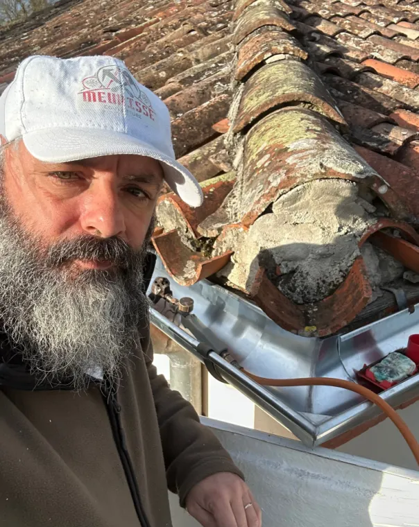 Remplacement des gouttières en zinc d’une toiture 4 pans à Revel (31), Revel, Meurisse Couverture