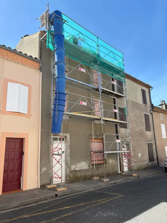 Préparation d'un chantier situé au Cammazes, Revel, Meurisse Couverture