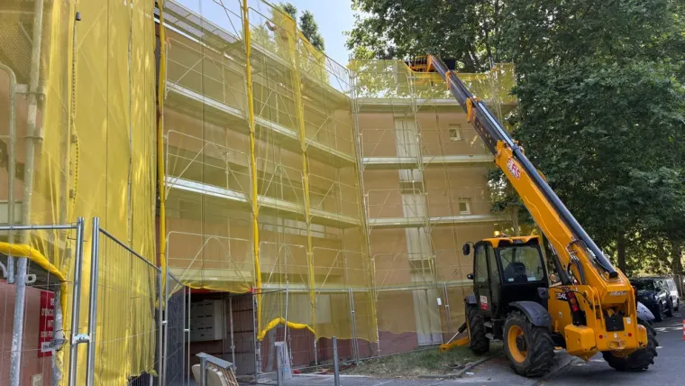 Chantier en cours : on prend de la hauteur !, Revel, Meurisse Couverture