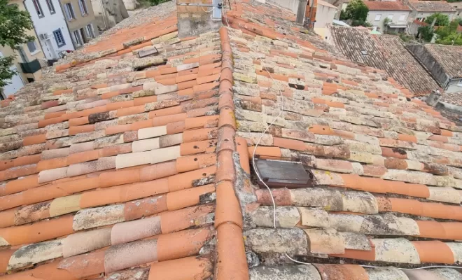toiture en tuile canal à remaniée