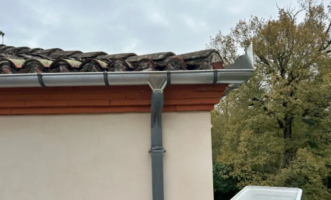 Remplacement des gouttières en zinc d’une toiture 4 pans à Revel (31), Revel, Meurisse Couverture
